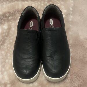 Black Slip-On Sneakers